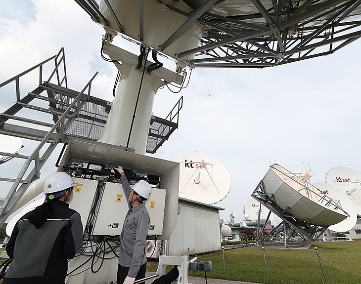 대한민국 위성 통신시장을 이끌어온 Kumsan Satellite Service Center